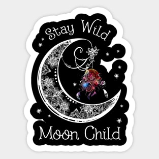 Stay Wild Moon Child Dreamcatcher Sticker